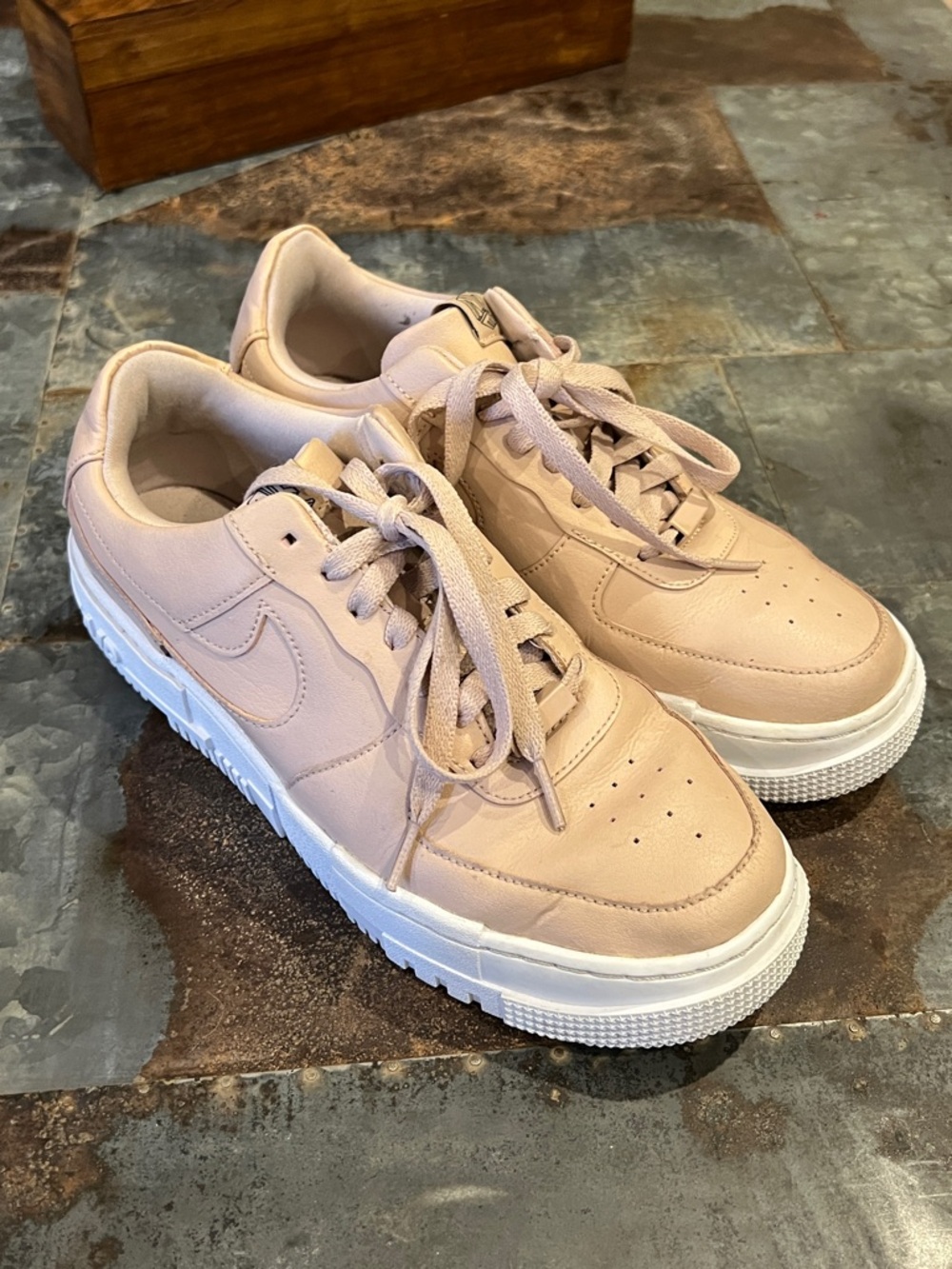 Nike Air Force 1 Pixel Leather Womens Shoes